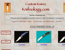 Tablet Screenshot of knifeology.com